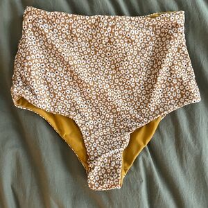 Fella Floral Marco High-Waisted Bikini Bottoms